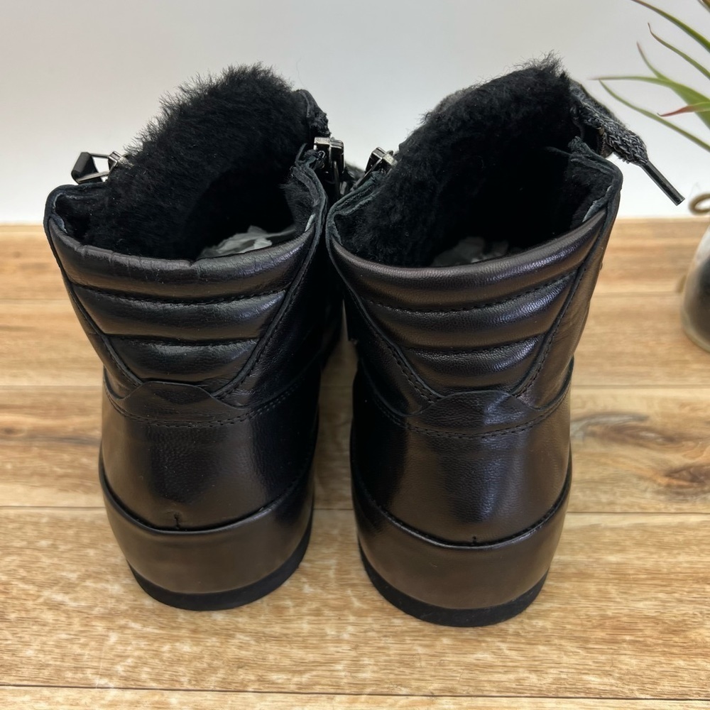 Ron White Klera Genuine Shearling High Top Sneaker sz 8 - Picture 3 of 9